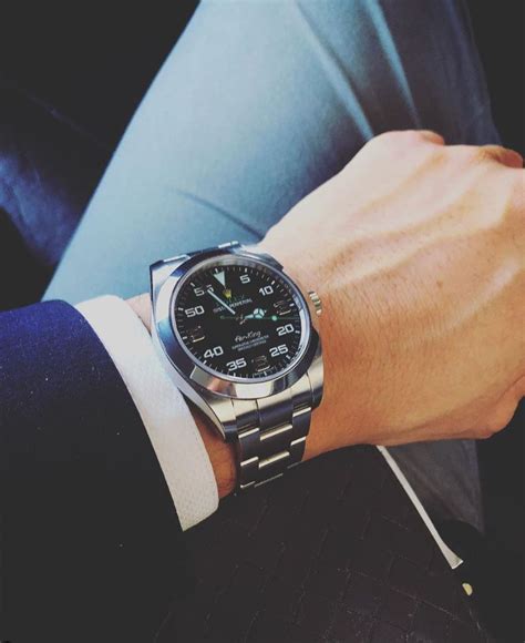 rolex air king on wrist|rolex air king good investment.